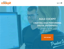 Tablet Screenshot of agilecockpit.com
